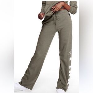 PINK Victoria's Secret Olive Joggers